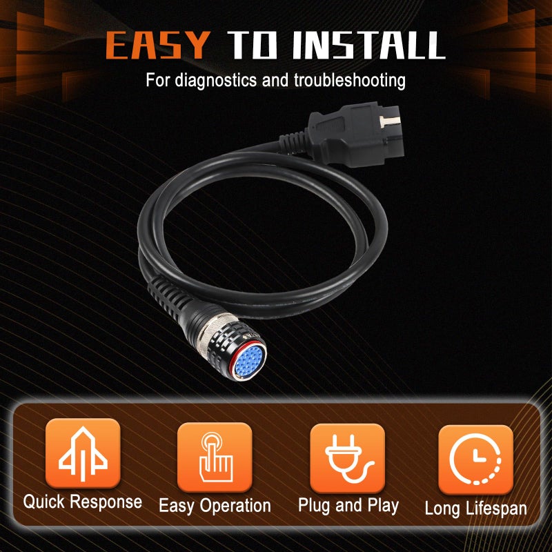 PANGOLIN 88890304 Automotive Scanner Cable OBD2 Cable for Volvo 88890300 88894000 Diagnostic Adapter Tool Excavator Spare Parts - Image 5